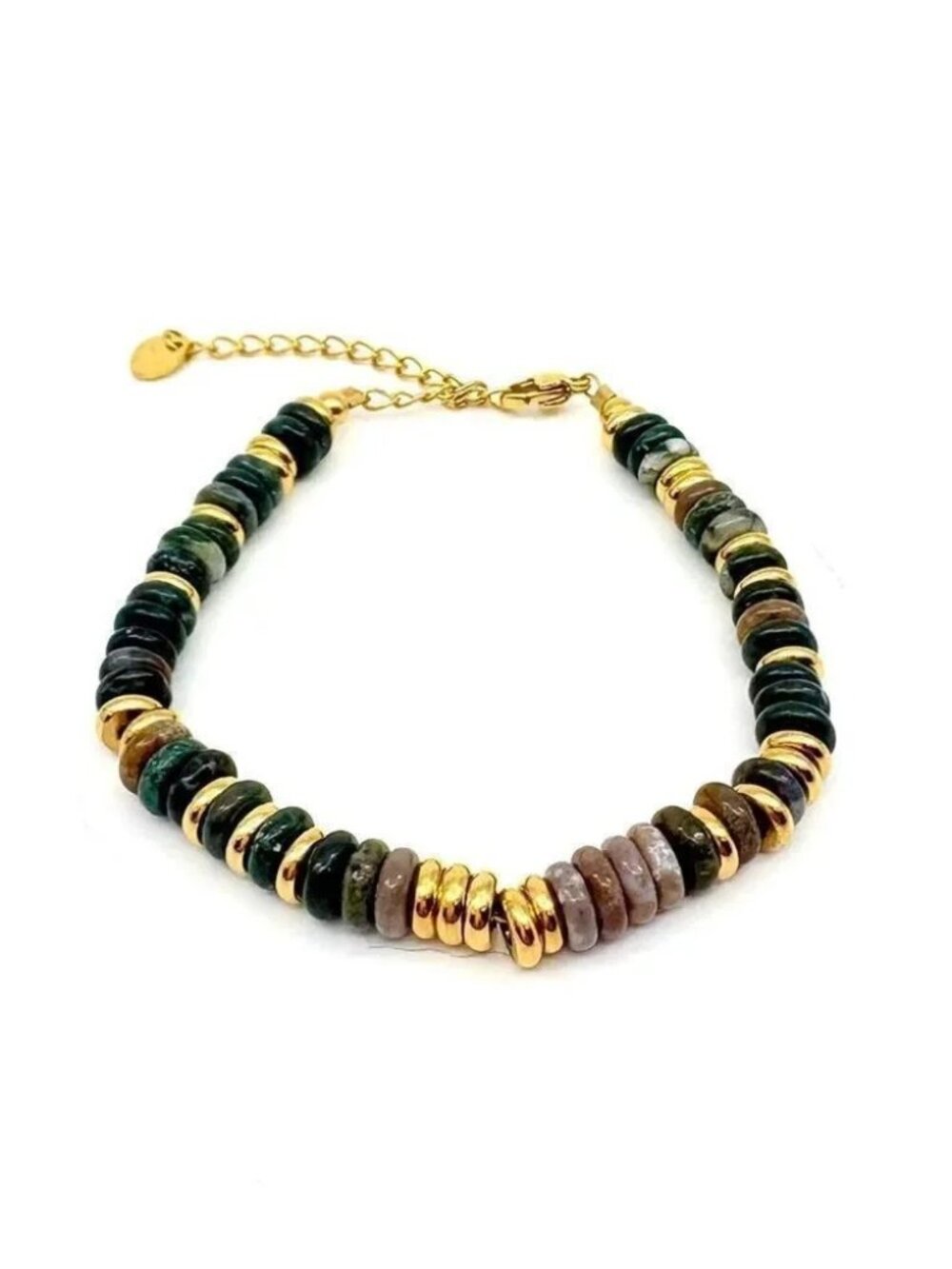 Green BeadedโBraceletโQ17